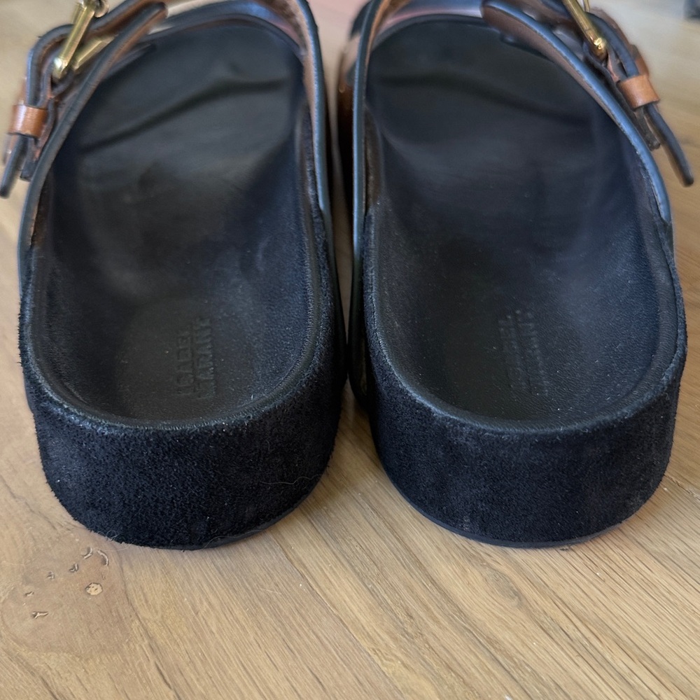 Isabel Marant Lennyo Leather Sandals - Picture 6 of 6
